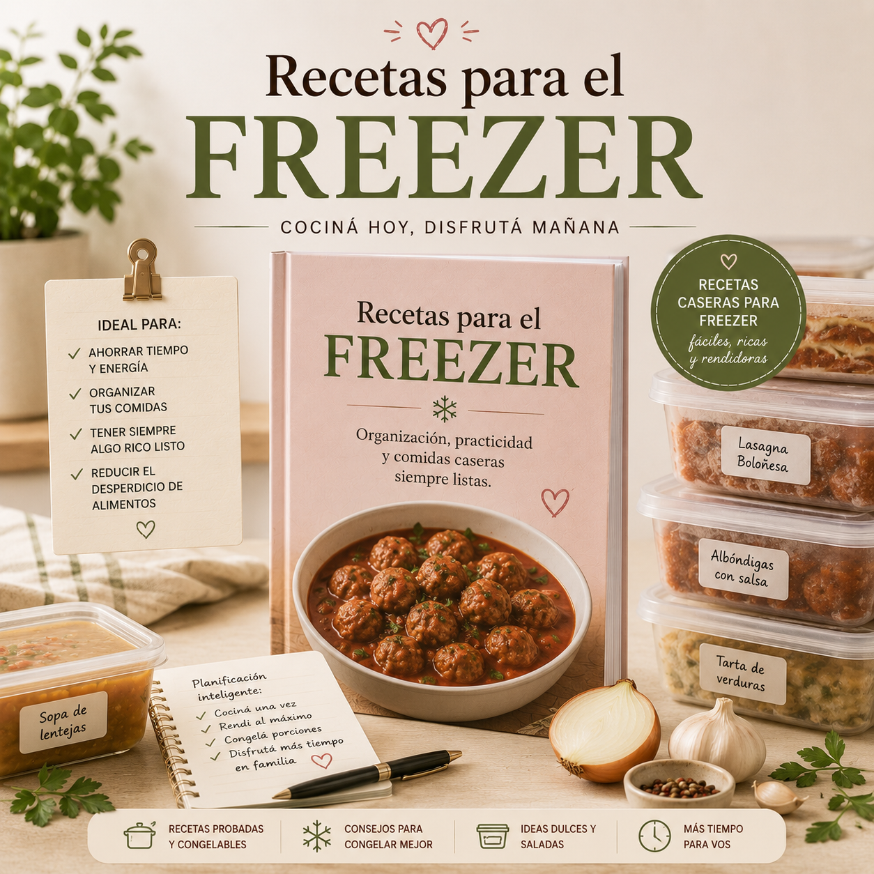 Freezer lleno, cabeza tranquila