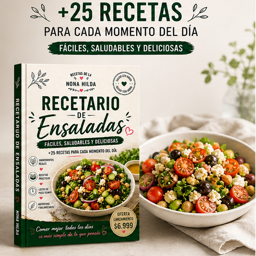 Las mejores ensaladas - variadas, nutritivas y saciadoras.