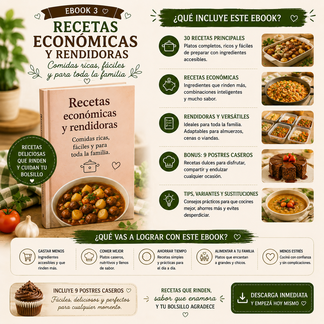 🍽️ PACK 30 DÍAS DE COMIDAS RESUELTAS